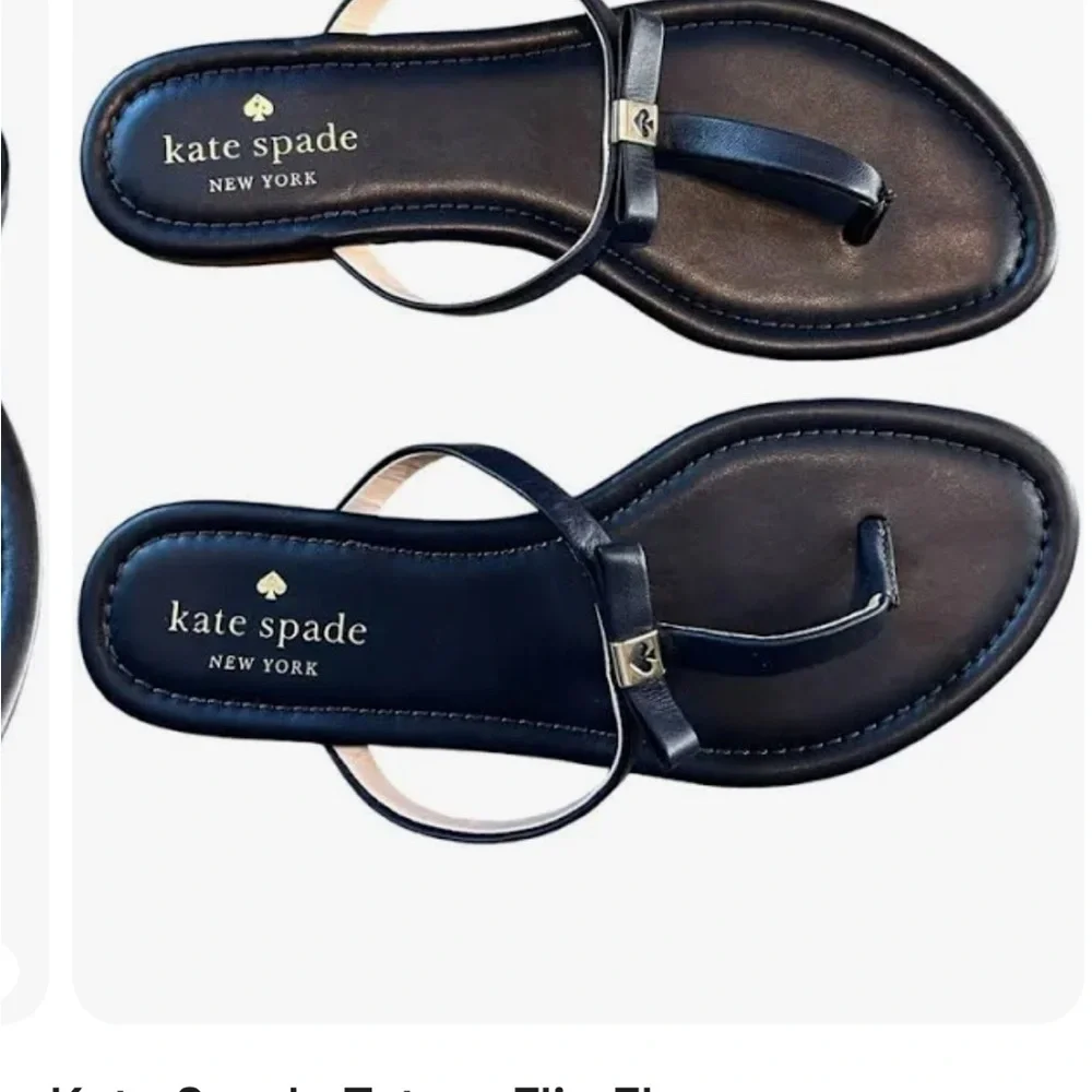 kate spade Navy Blue Sandals brand new. Never worn - Picture 2 of 2